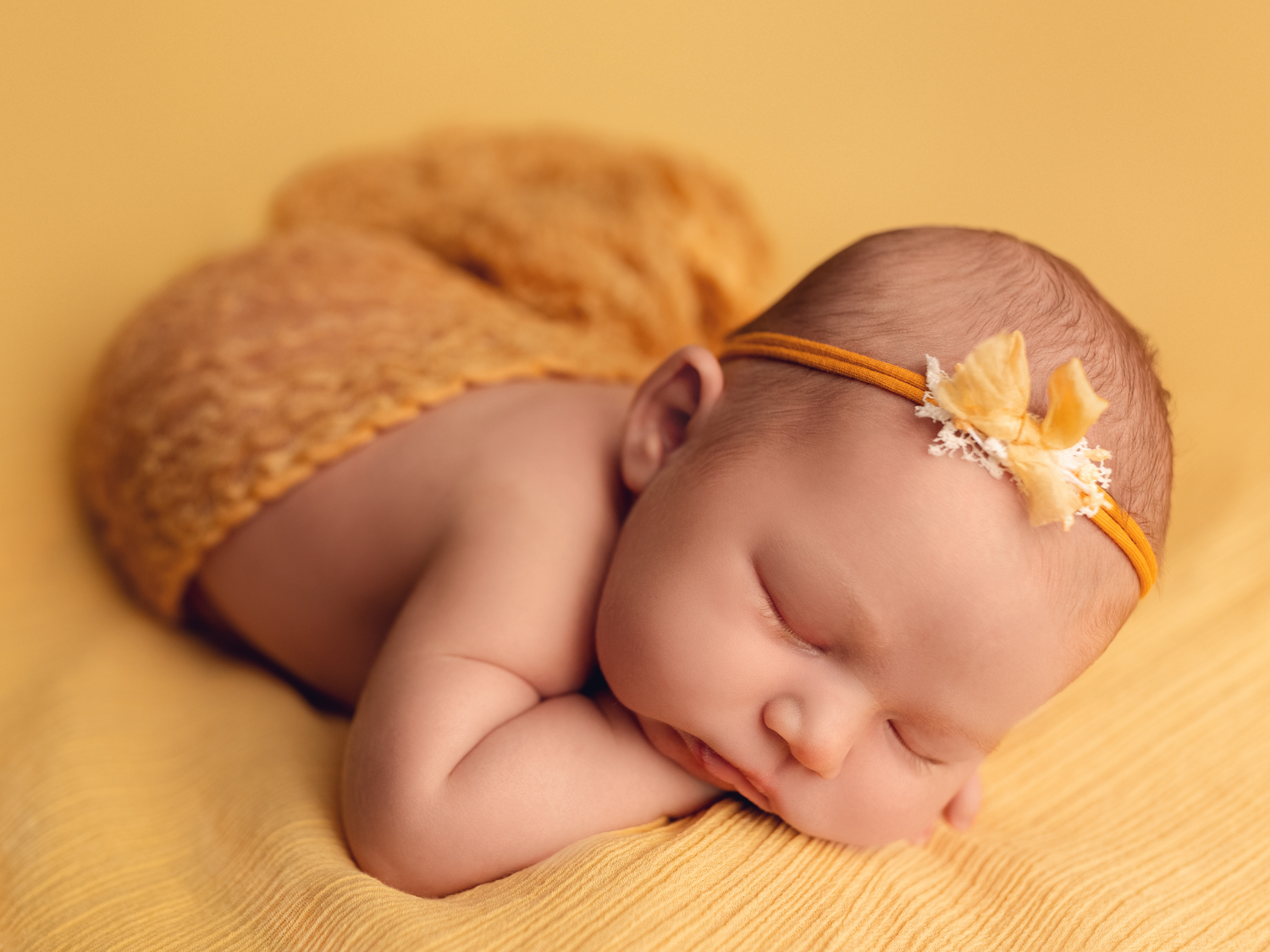 Sleeping baby photographed by Newborn Photographer