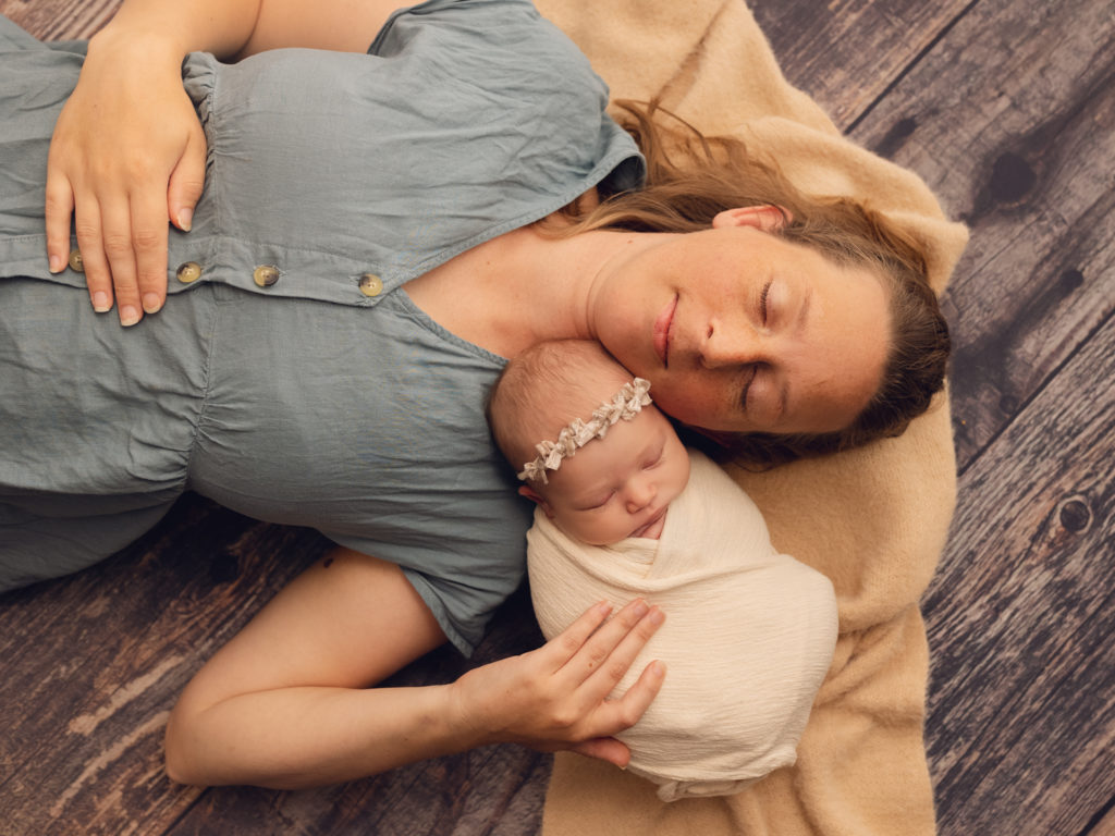 Newborn with mum