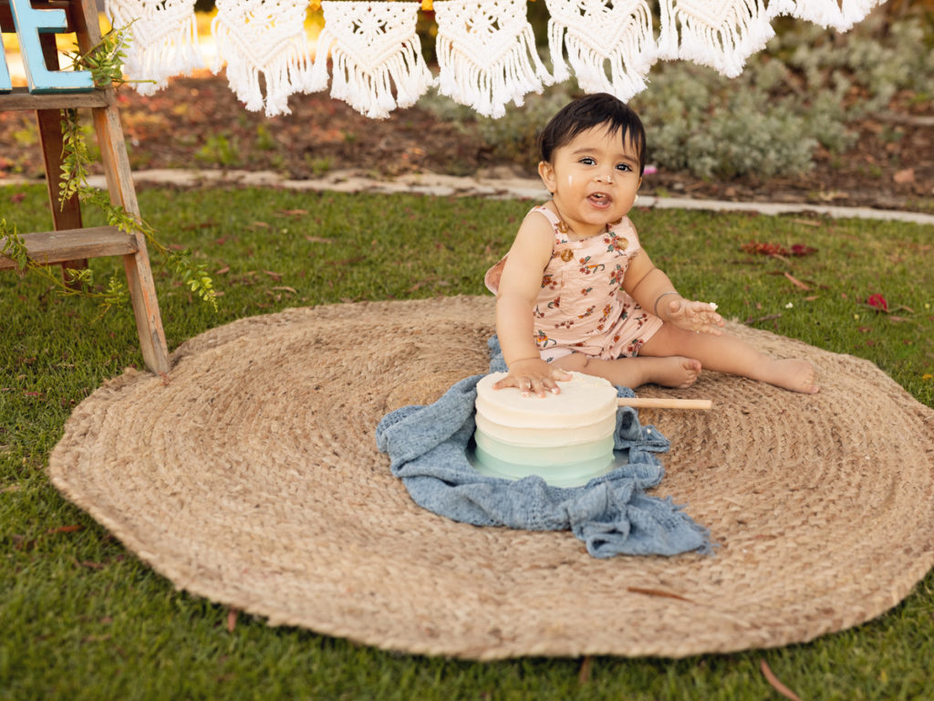 CakeSmash Photography at the park in Perth, Western Australia