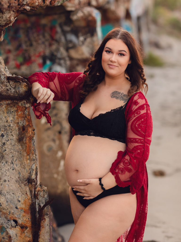 Maternity Photoshoot at the Old Fremantle Power Station