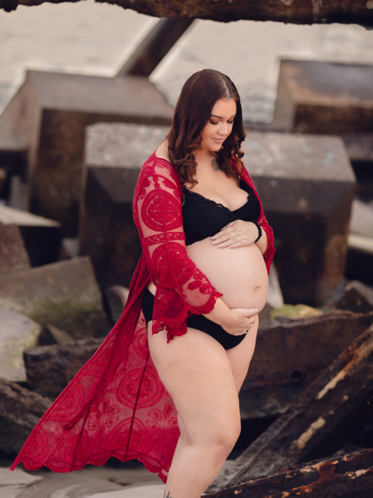 Maternity Photoshoot at the Old Fremantle Power Station