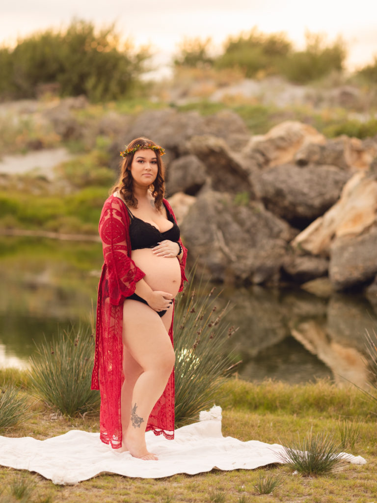 Maternity Photoshoot at the Old Fremantle Power Station